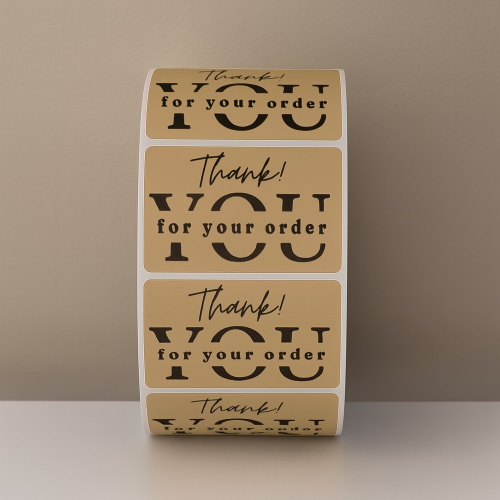 Thank You Order Stickers - Packaging Labels sticker - Small Business Supplies